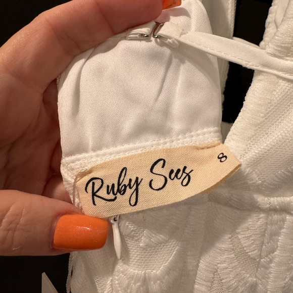 Ruby Sees Alexander Event Dress White - NWT 8 - Picture 8 of 11